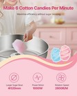 Vevor Cotton Candy Machine Sugar Floss Maker 1000w For Party Home Blue