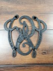 Vtg 1976 George Washington Cypher Trivet Cast Iron Bicentennial