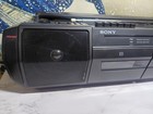Vintage Boombox Sony Cfs-dw30 Amfm Radio Dual-well Cassette Player Works Great 