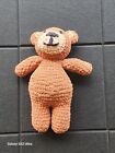 Bear Crochet Plushie Amigurumi Soft Toy Handmade Stuffed Animal 