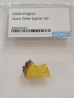 Cag Certified Slabbed Nasa Apollo Flown In Space Gold Kapton Foil