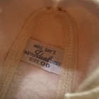 Vintage 1950s Mrs  Day s Ideal Baby Crib Shoes Size 00 Lace Box Newborn Usa
