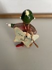 Kreiss Vintage Green Geni Little Pixie - 1957 Christmas Elf Kneeling  Leaf Hat
