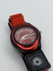 Fedex Freight Red Watch Swede Adjustable Strap With Compass New Battery