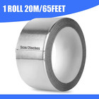 Aluminum Foil Tape  2 Inch X 65 Feet  3 9 Mil   Insulation Adhesive Metal High T