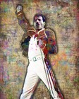 Queen Freddie Mercury 8x12in Poster Freddie Of Queen Tribute Free Shipping