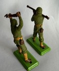 Vintage Britains Deetail Wwll Us Infantry Soldiers England 50mm 1971