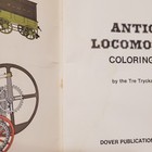 Antique Locomotives Trains Coloring Book Dover 1976 By Tre Tryckare Company Read