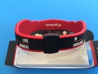 Tiger Woods Foundation Silicone Black   Red Wristband Golf Brand New
