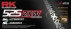 Rk Black Ultra-hd Xw-ring Motorcycle Bike Chain 525 Zxw 120 Link Rivet Link