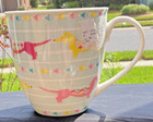 Milly Green Pastel Dachshund      Coffee Cup mug Wiener Dog New Christmas Gifts