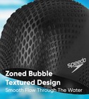 Speedo Unisex Flat Silicone Swim Cap For Men   Women Training Racing