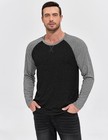 Auselily Men Auselily Me Mens Crewneck T-shirt Long Sleeve Cotton Shirts Casual