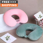 U Shaped Travel Pillow Neck Support Memory Foam Soft Head Rest Plane Car Cushion
