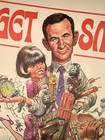 1966 Get Smart Nbc Tv Original Promotional Poster Jack Davis Don Adams B  Feldon