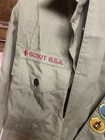 Vintage Original Bsa Boy Scout Green Sash With Badges  And Shirt 1970   s