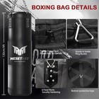 4ft Heavy Punching Bag Set For Adults - Includes 12 Oz Gloves For Mma  Karate  K