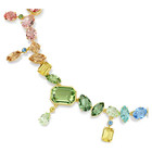 Swarovski Sparkling  Gold-plated Color Gema Necklace