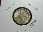 1944-d  Mercury Dime   Au 