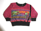 Vintage Iguana Don Sweatshirt Baby Kids Toddler Crewneck Street Life Magenta 90s