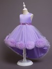Girls Bridesmaid Dress Flower Kids Baby Princess Party Lace Wedding Dresses 9_10