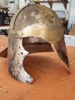 Vtg Reproduction Of  Ancient Helmet Norse Viking Roman Armor Rustic Metal