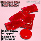 Cinnamon Discs Hard Candy 5 Lb  Individually Wrapped Red Cinnamon Disks