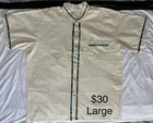 Traditional Mexican Toluca Shirt For Men  Guayabera Style Men s Shirts Size L