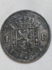 1867 Belgium Leopold Ii 5 Francs  5 Frank Silver Coin Free Shipping