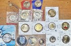 Proof Bu Us   Canada Coin Lot July 4th Limited Mintage 1 2 Oz Silver Dollars    