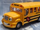 Vintage 2001 The Chevron Cars - Sally School Bus  28 11  Long - Door Opens