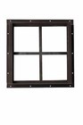 Shed  Playhouse Window--12 X 12 With Grid-temp--white Or Brown