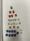 Lot Of 30 Vintage Dice Miscellaneous 2 Tiny Dice Red Blue Yellow White Green Mix