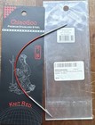 Chiaogoo Ss Red Circular Stainless Steel Knitting Needles 9   23cm  Us 1 2 25mm