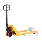 Apollolift Hand Manual Pallet Jack Truck 48 x21  Fork 5500lb Material Lift Truck