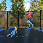 8 10 12 14 15 16ft Outdoor Trampoline Bounce Combo W safety Closure Net Ladder