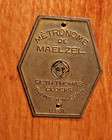 Vintage Seth Thomas Metronome De Maezel Wood Case W  Bell Working No 309