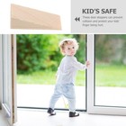 5 Pcs Wood Triangle Wedge Baby Child Finger Protector Door Stopper Heavy Duty