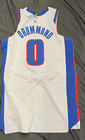 Detroit Pistons Andre Drummond  0 Game Worn Used Jersey And Shorts 2018-19