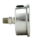 2  Vacuum Gauge  Stainless Steel Case  Liquid Filled  Back Mnt  -30 Hg 0 Psi