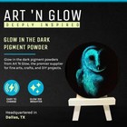 Glow In The Dark Powder  Strontium Aluminate  Phosphorescent Pigment- 14 Colors