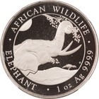2023 Somalia 100 Shillings 1 Oz  999 Silver Elephant - Ngc Ms-70