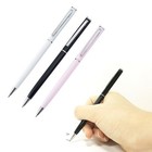 3 Pcs Metal Ball Pen Stationery Solid Color Ballpoint Pens Novelty