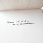 Vintage Christmas Card Hallmark Santa Sleigh Reindeer In The Woods Snowy Scene 