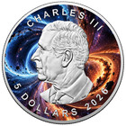 2026 Canada Maple Leaf Gravitational Waves Edition 1 Oz Silver Coin