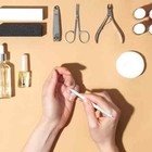 Glass Cuticle Pusher Set Of 2 Cuticle Remover Tool Nail Cuticle Trimmer Double S