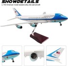 18 5  1 150 Scale Air Force One Boeing 747 Airplane Model With Voice Cabin Light