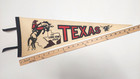 Texas State Scenes Travel Souvenir Pennant 8 x24  Cowboy Lone Star