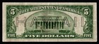 1934a  5 Hawaii Wwii Emergency Issue Crisp Vf  xf Federal Reserve Note 