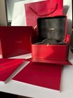 Red Cartier  Box Genuine Inside Black Color With Full Kit